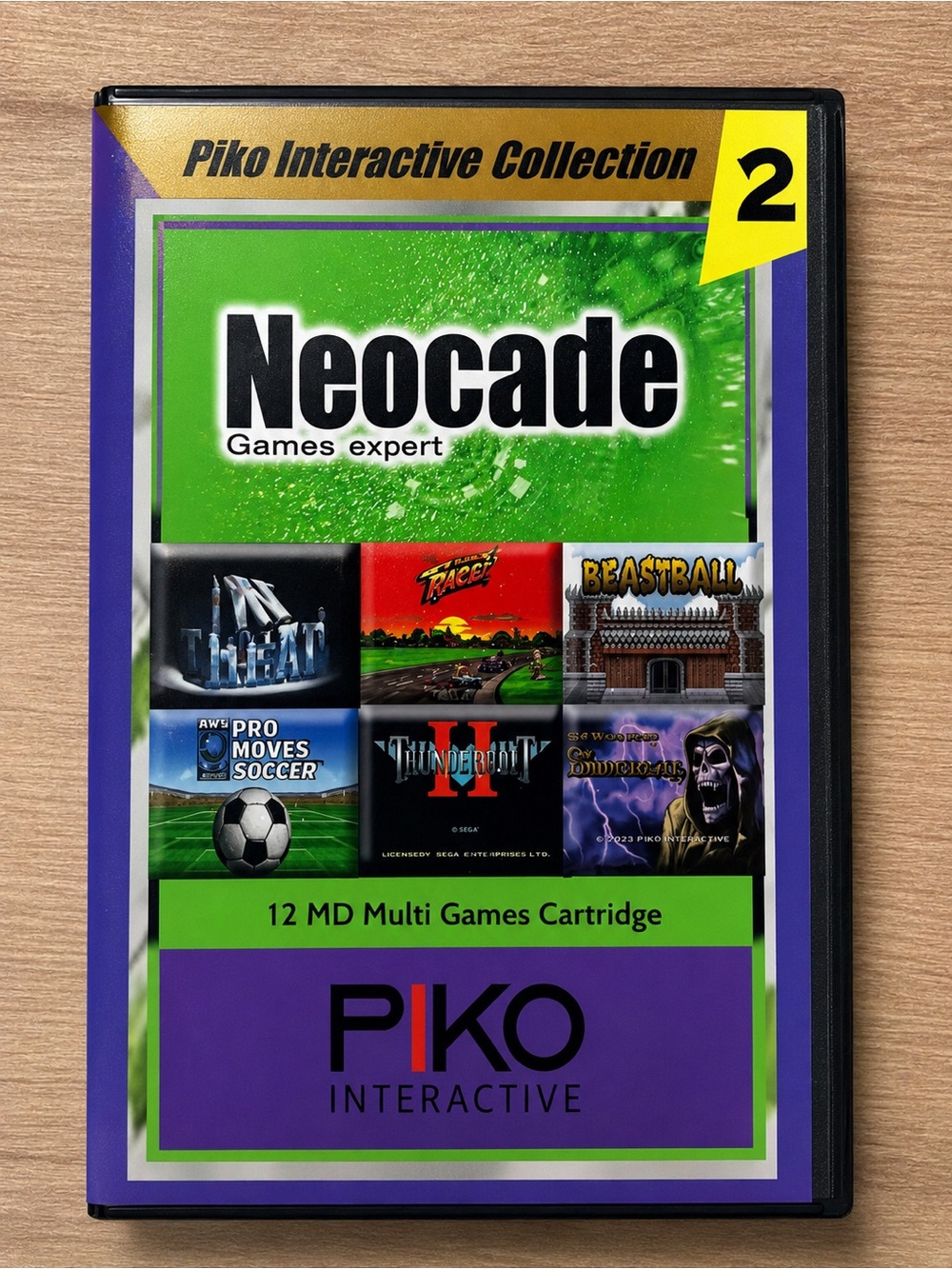 Piko Interactive Neo Cade Collection 2 Sega Genesis Mega Drive 12 Game Cart CIB